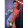 Breedwell Jockstrap Daycrawler Breedwell Noir-Jaune fluo